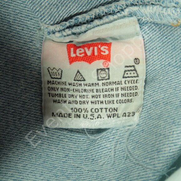 Vintage Levis 501 Jeans Mens 34 Blue Original Straight Denim 90s - Picture 6 of 8